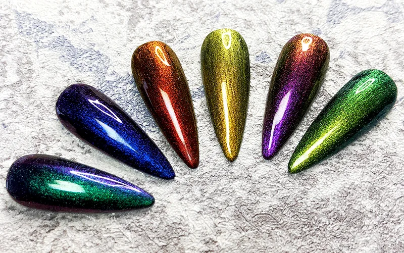 What are the ingredients of Optical Color-Shifting Pigments for Nail Polish?