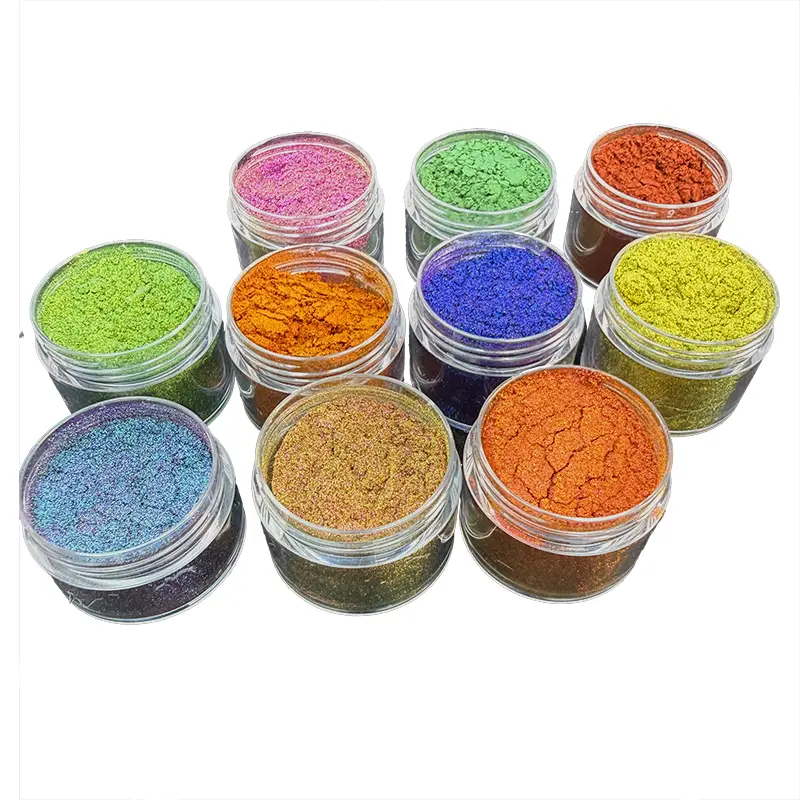 High-Chroma Magnetic Color-Shifting Pigments for Intense Cat-Eye Nail Polish