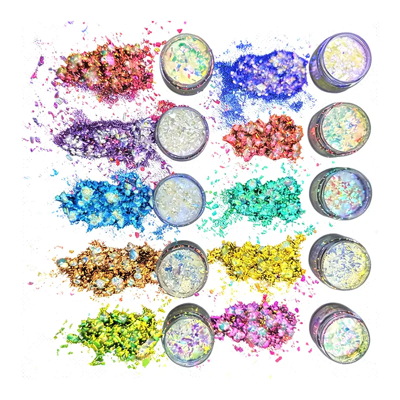 High-Chroma Transparent Chameleon Pigments for Fashion Nail Polish