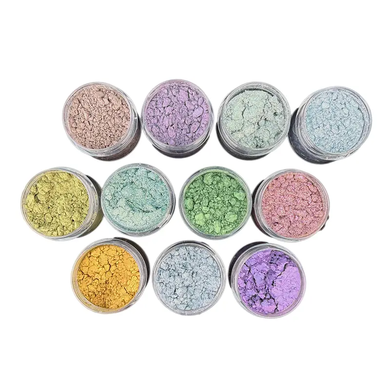 Sheer Magnetic Color-Shifting Pigments for Lightweight Cat-Eye Nail Polish