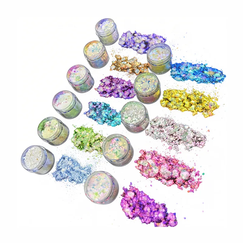 Transparent Chameleon Pigments for Jelly Nail Polish